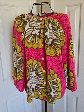 Tucker 100% Silk Flowy Blouse